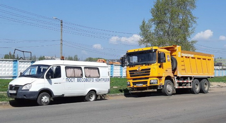 В Чебоксарах задержали 4 грузовика, которые отказались взвешиваться