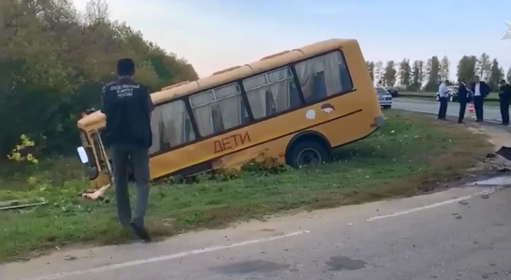 Следователи опубликовали видео расследования ДТП со школьным автобусом